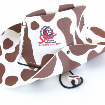 Foam rubber cowboy hat